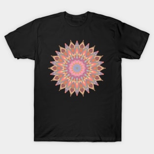 Imperfect Speckled hearts Mandala T-Shirt